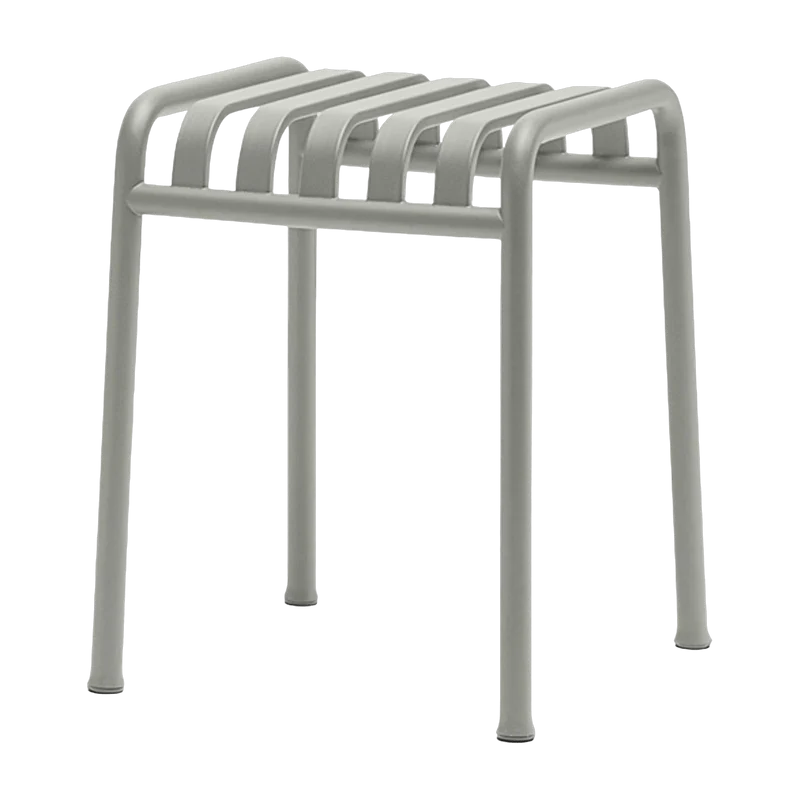 Tabouret en métal gris Palissade - HAY