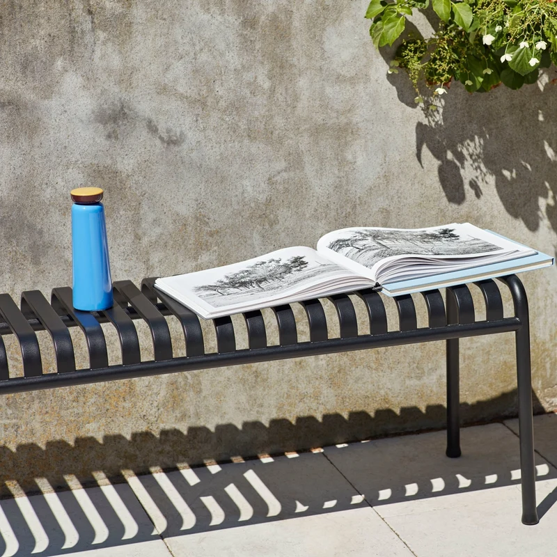 Banc de jardin en métal olive Palissade - HAY