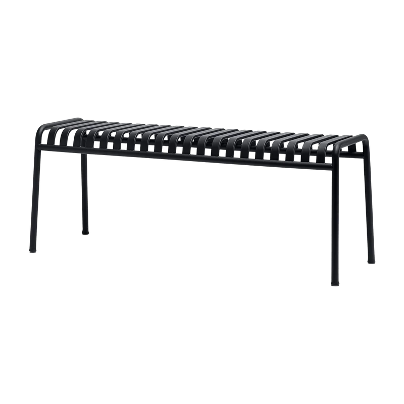 Banc de jardin en métal anthracite Palissade - HAY