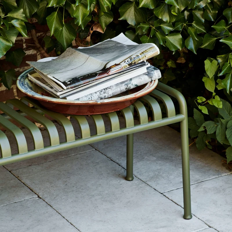 Banc de jardin en métal gris Palissade - HAY