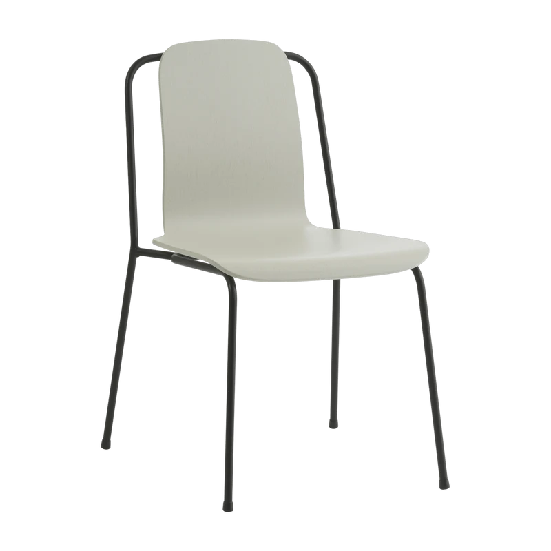 Chaise gris clair structure noire Studio gris clair - Normann Copenhagen