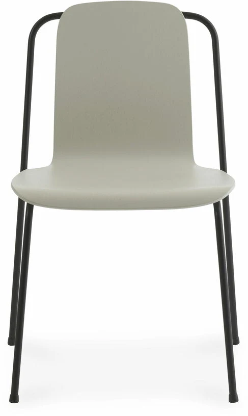 Chaise gris clair structure noire Studio gris clair - Normann Copenhagen