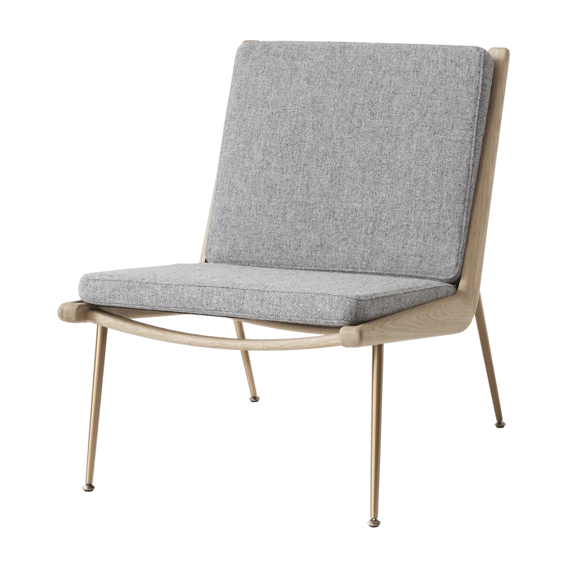 Fauteuil en chêne Hallingdal 130 HM1 Boomerang - &tradition