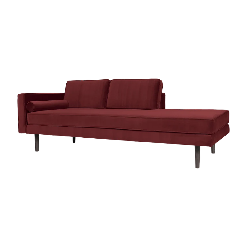 Divan en velours rouge brique Wind - Broste Copenhagen