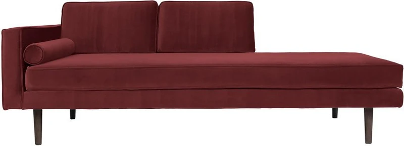 Divan en velours rouge brique Wind - Broste Copenhagen