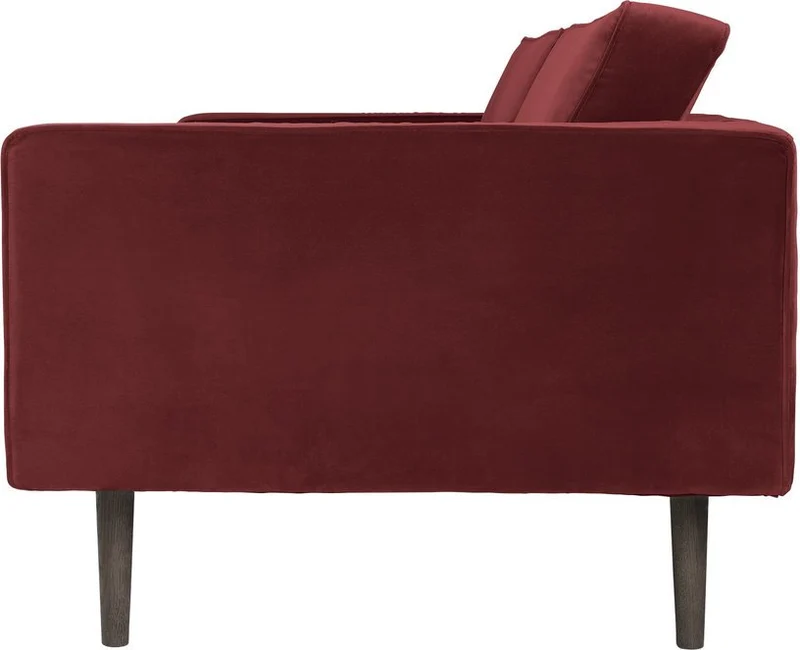 Fauteuil en velours rouge brique Wind - Broste Copenhagen