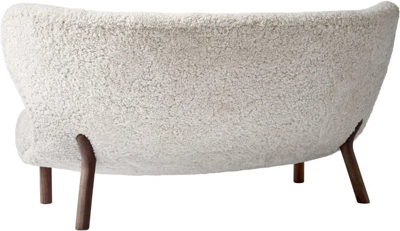 Canapé en noyer huilé blanc Sheepskin Moonlight VB2 Little Petra - &tradition