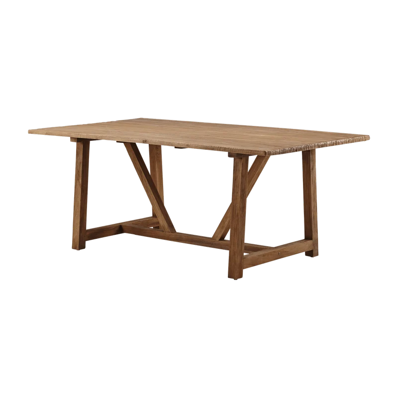 Table à manger en teck recyclé 180 cm Lucas - Sika Design