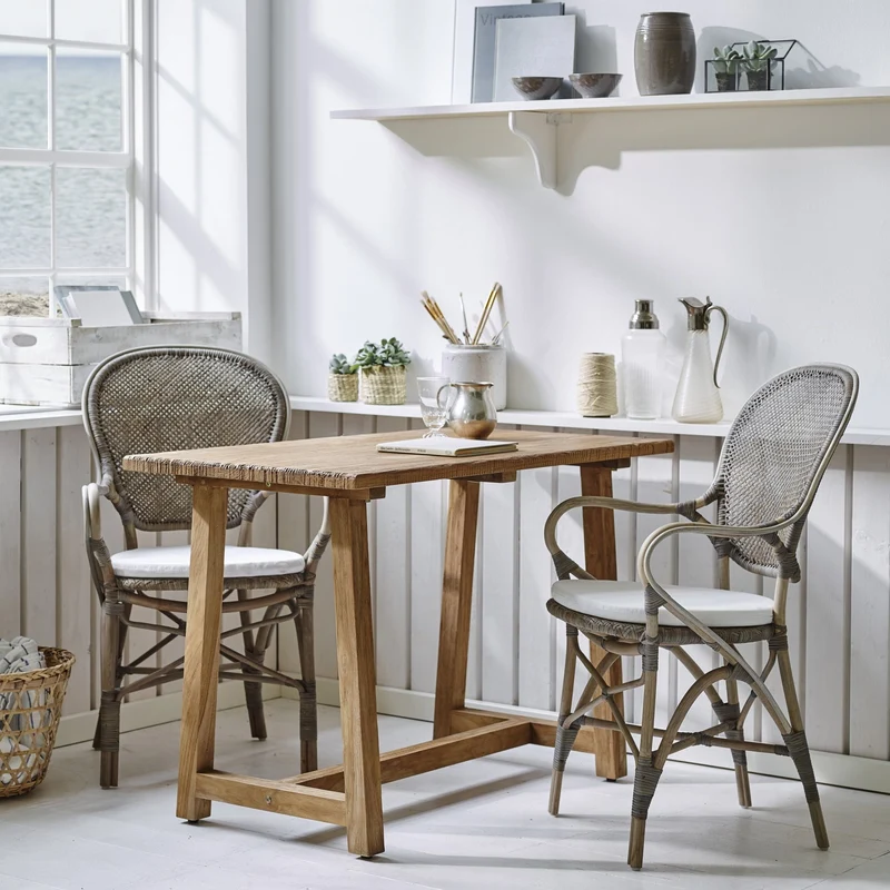 Table à manger en teck recyclé 180 cm Lucas - Sika Design