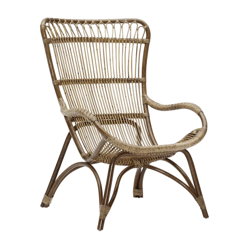 Fauteuil en rotin foncé Monet - Sika Design