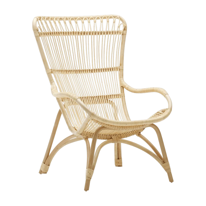 Fauteuil en rotin clair Monet - Sika Design