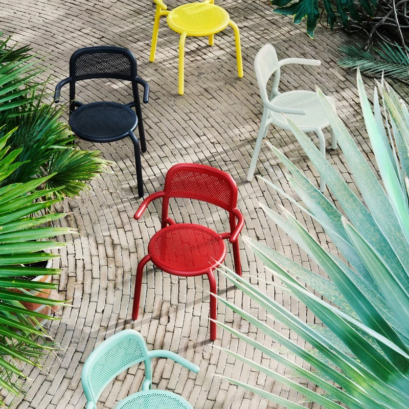 Set de 4 fauteuils verts Toni - Fatboy