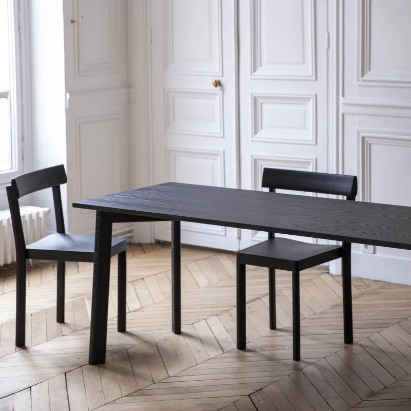 Chaise en chêne noir Galta - Kann Design