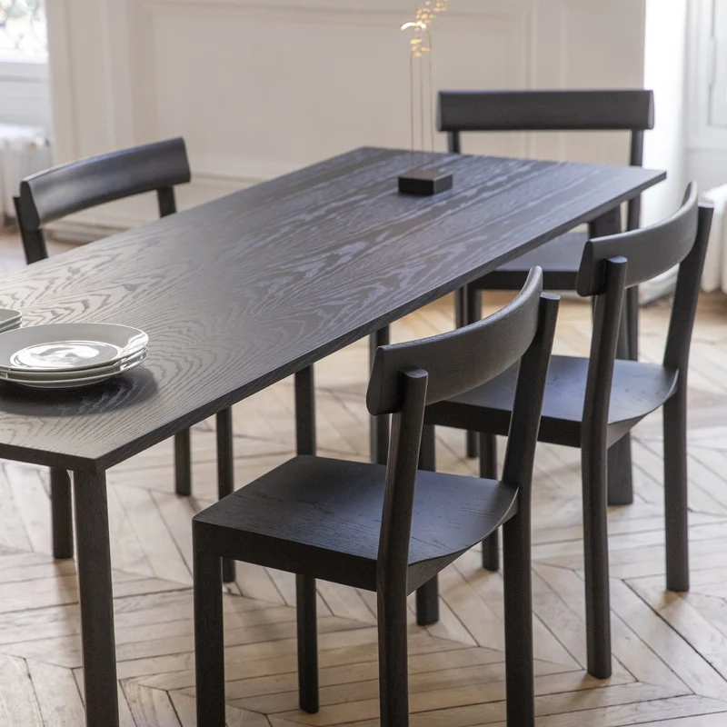 Chaise en chêne noir Galta - Kann Design