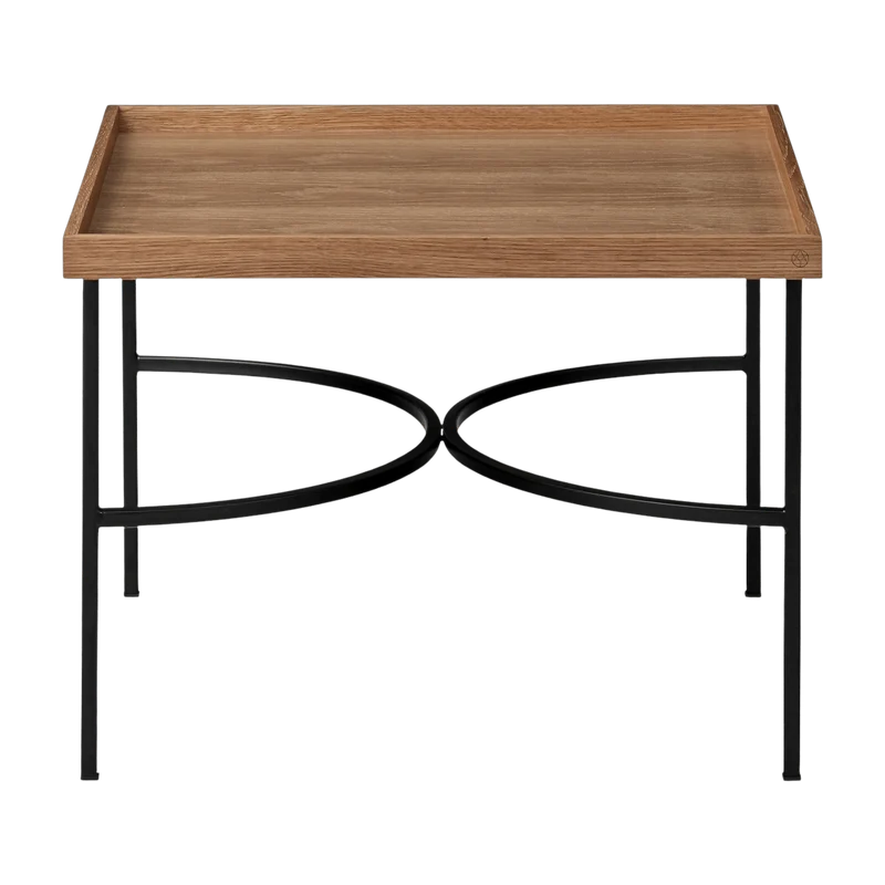 Table basse en chêne et métal noir Unity - AYTM