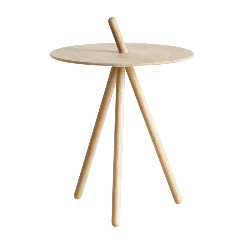 Table d'appoint en chêne naturel Come Here - Woud