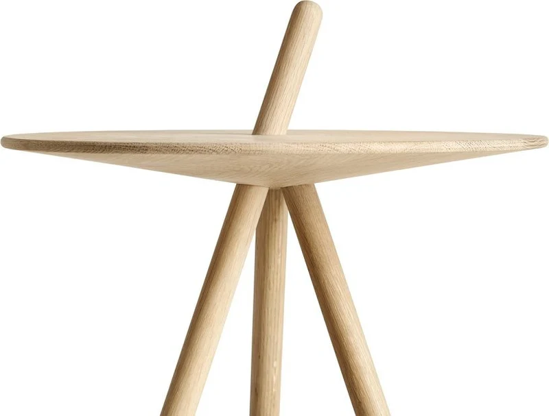Table d'appoint en chêne naturel Come Here - Woud