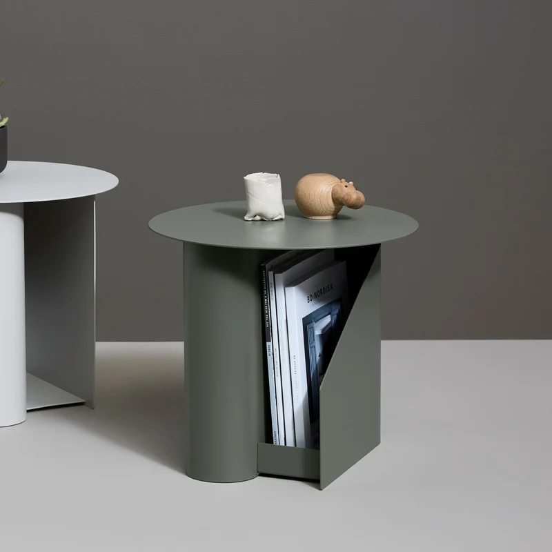 Table d'appoint en métal vert 36x40cm Sentrum - Woud