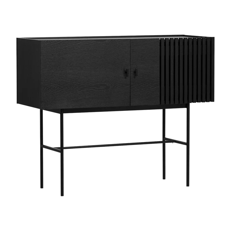 Buffet en chêne noir 120 cm Array - Woud