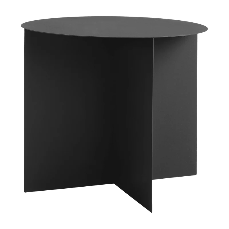 Table basse ronde en métal noir Oli - Custom Form