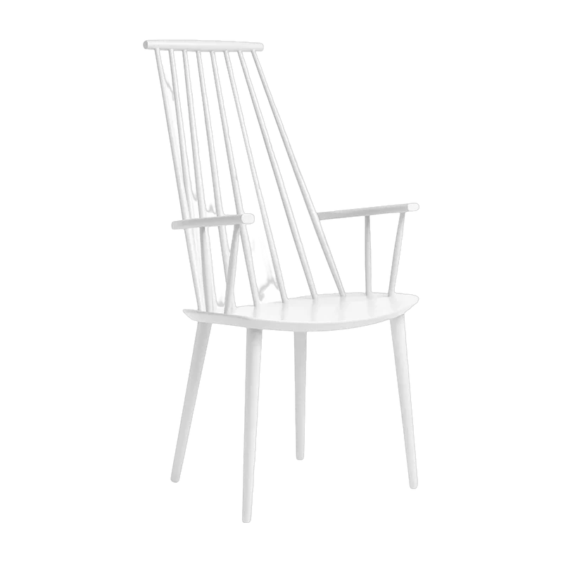 Chaise en bois de hêtre blanc J 110 - HAY