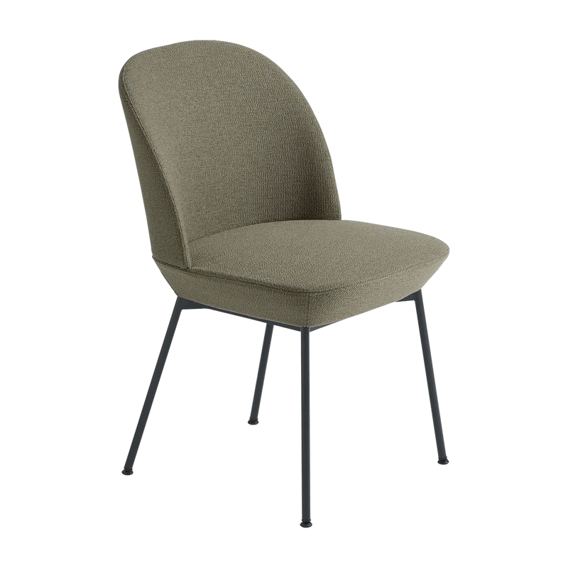 Chaise beige et pieds noir anthracite Oslo - Muuto