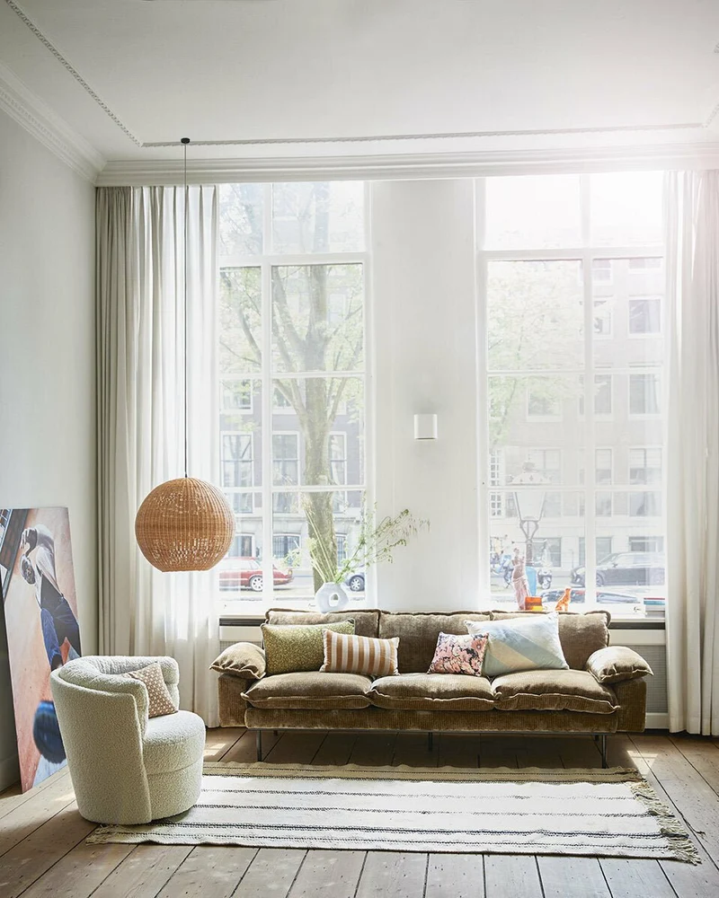 Canapé 2 places aged gold Retro - HKliving