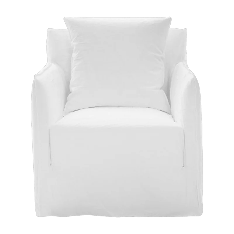 Fauteuil blanc Ghost 05 - Gervasoni