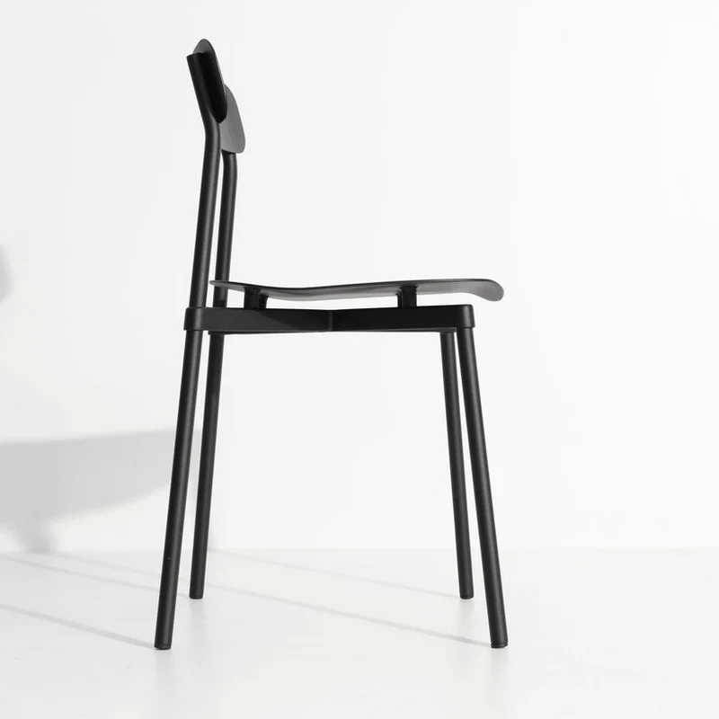 Chaise en métal noir Fromme - Petite Friture