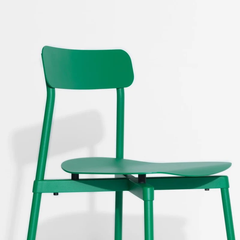 Chaise en métal vert menthe Fromme - Petite Friture