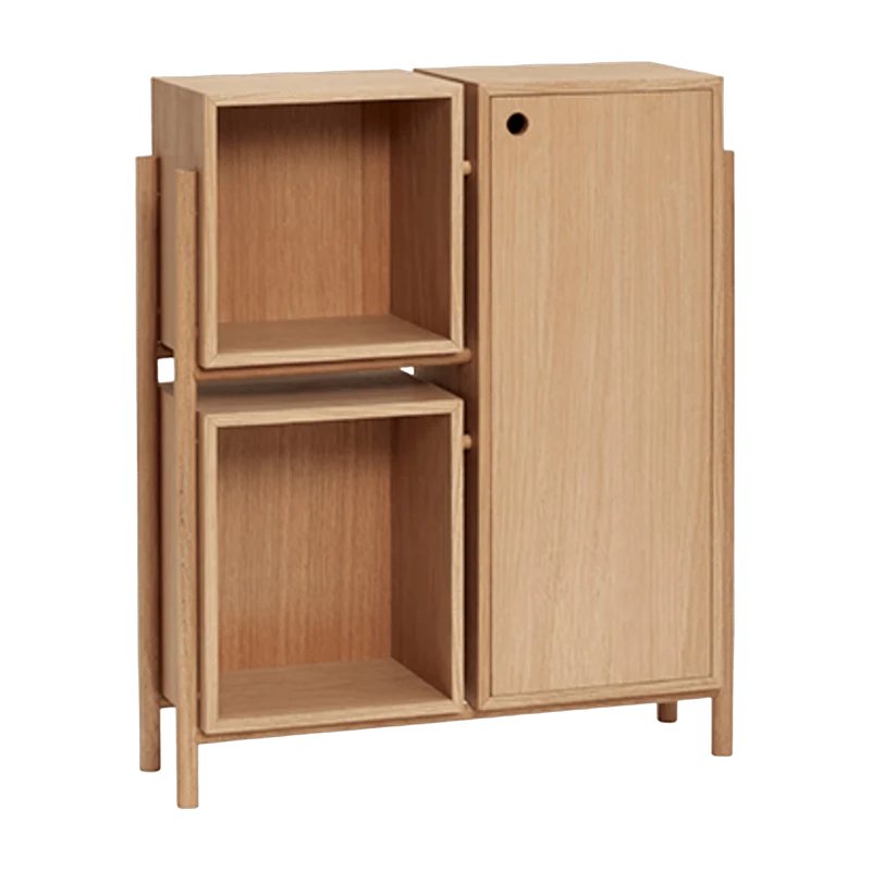 Cabinet de rangement en chêne - Hübsch