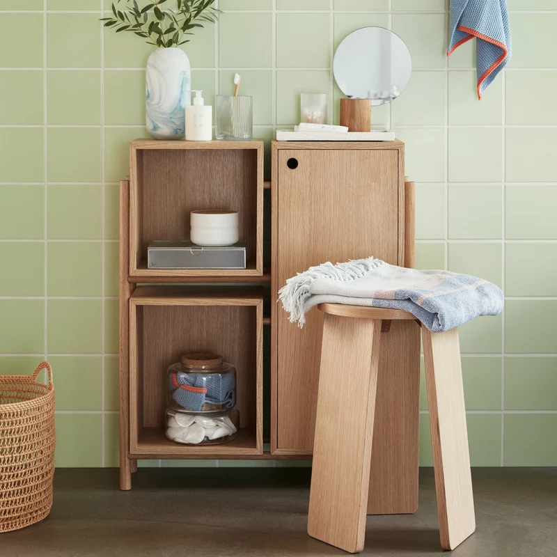 Cabinet de rangement en chêne - Hübsch