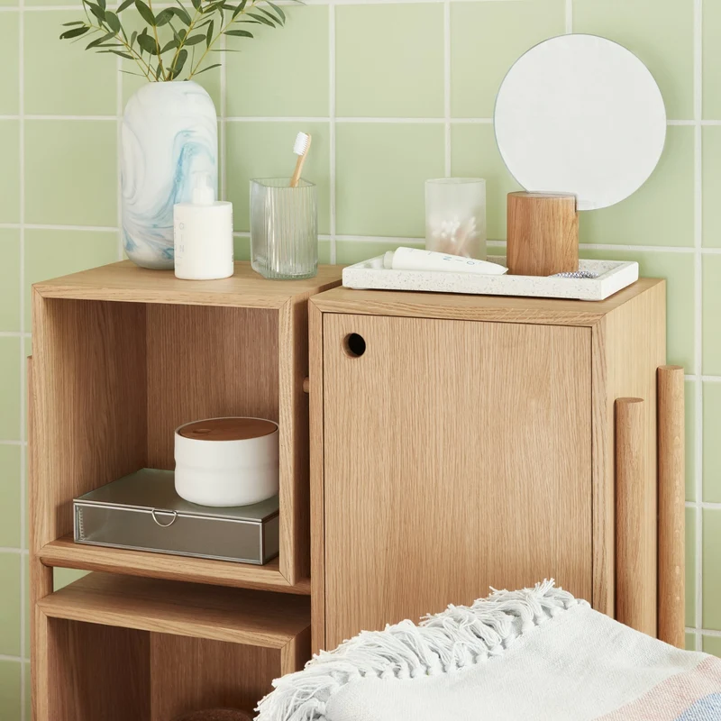 Cabinet de rangement en chêne - Hübsch