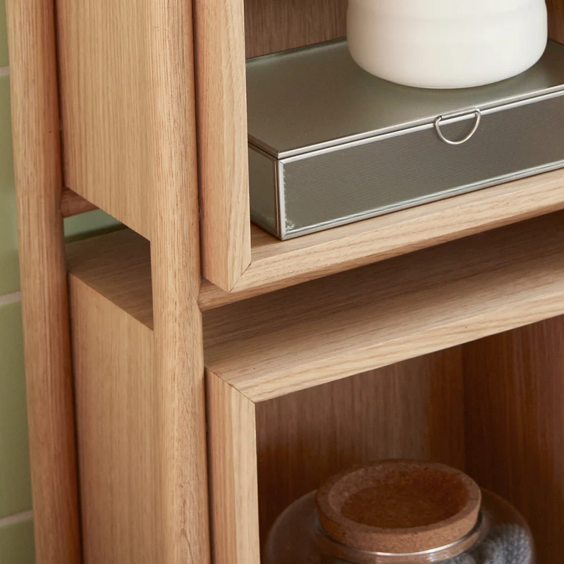 Cabinet de rangement en chêne - Hübsch