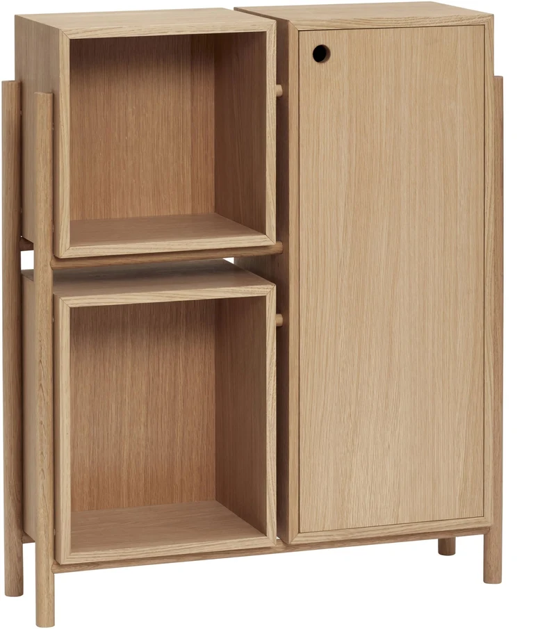 Cabinet de rangement en chêne - Hübsch