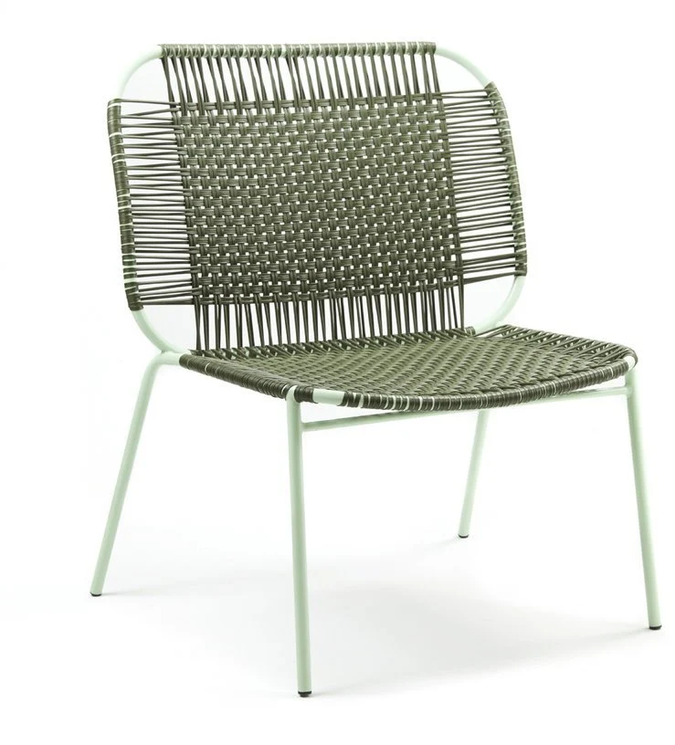 Fauteuil en acier vert Cielo - Ames