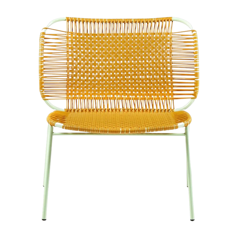 Fauteuil en acier jaune Cielo - Ames