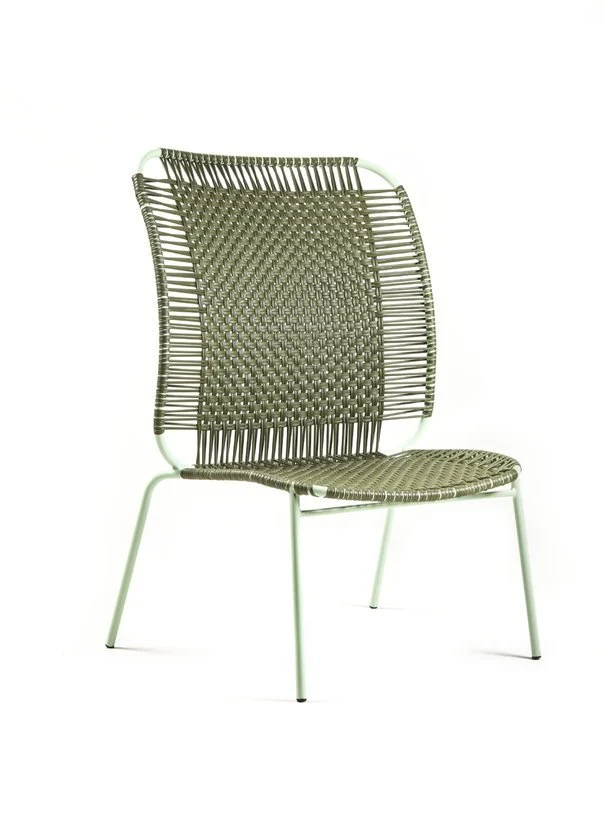 Fauteuil en acier vert Cielo High - Ames