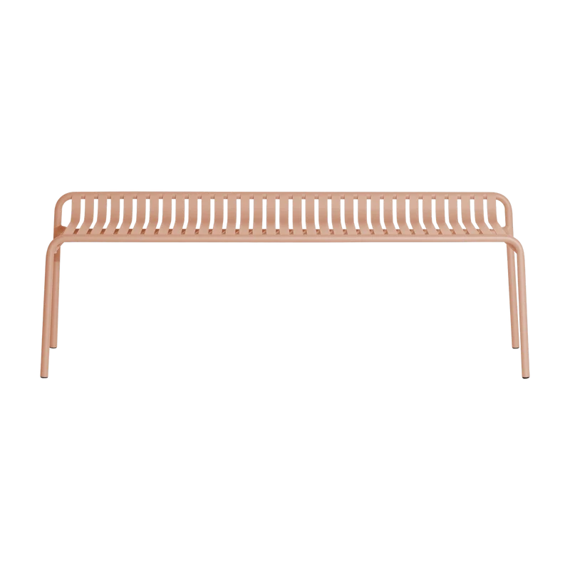 Banc de jardin bas rose blush Week-end - Petite Friture