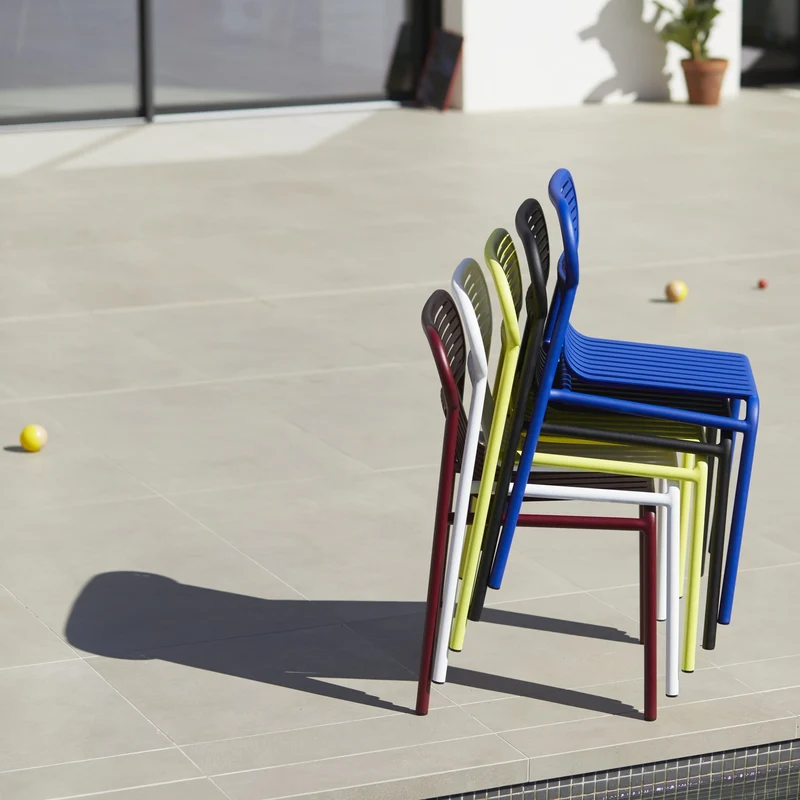 Banc de jardin bas rose blush Week-end - Petite Friture