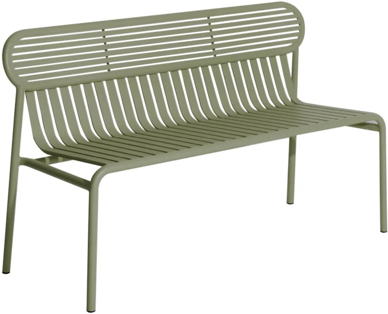 Banc de jardin vert jade Week-End - Petite Friture