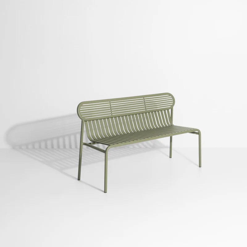 Banc de jardin vert jade Week-End - Petite Friture