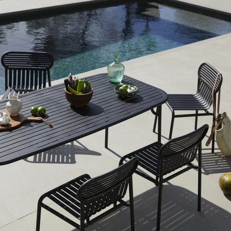 Banc de jardin rose blush Week-End - Petite Friture