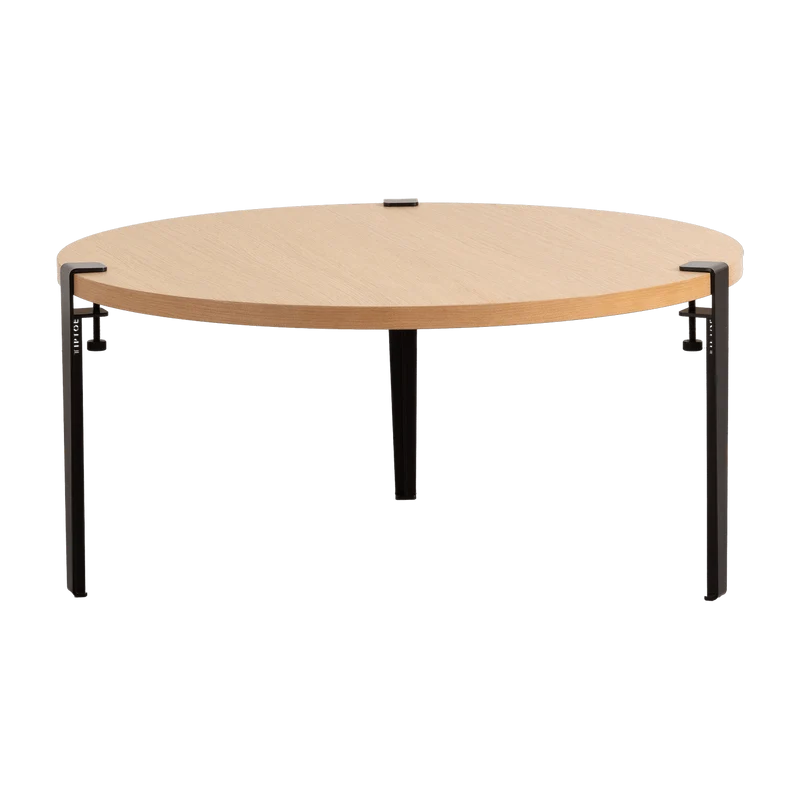Table basse Brooklyn pieds noir graphite 43 cm - TIPTOE