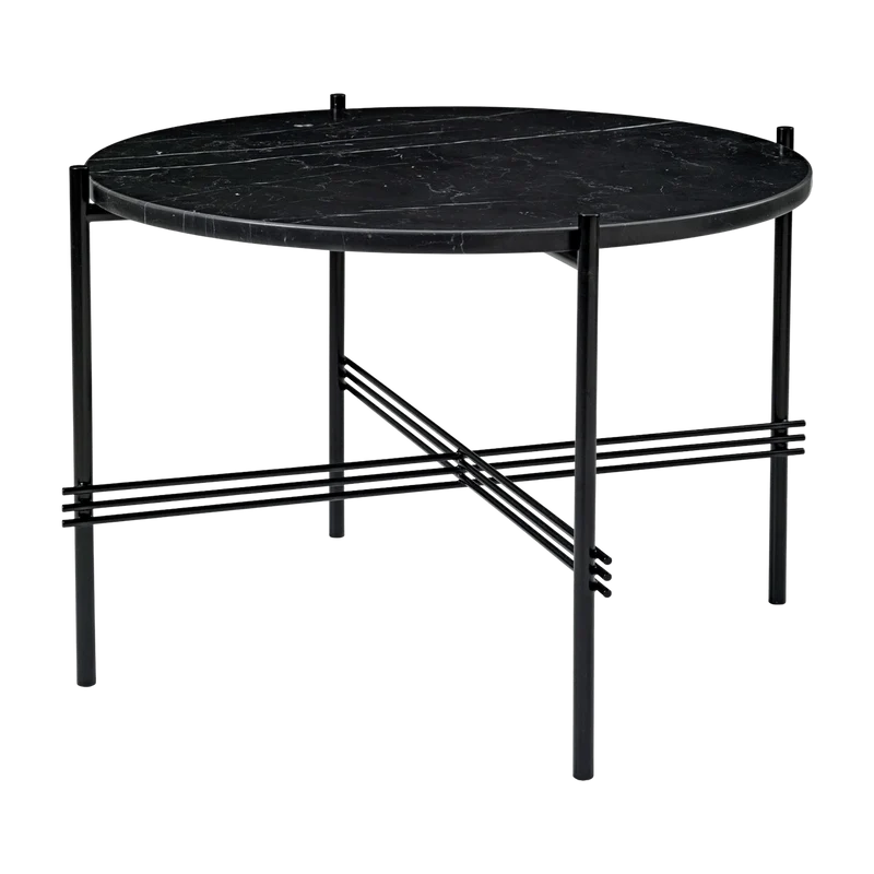 Table basse en marbre noir marquina 55 cm TS - Gubi