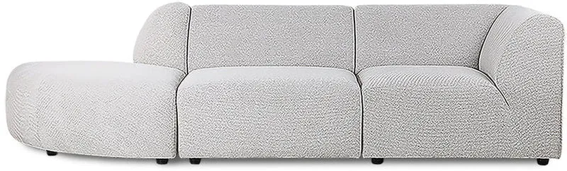 Module arrondi sneak gris clair Jax - HKliving