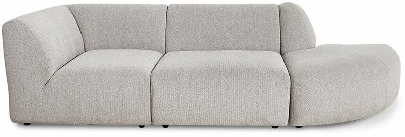Module arrondi sneak gris clair Jax - HKliving