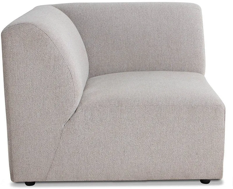 Module d'angle gauche sneak gris clair Jax - Hkliving