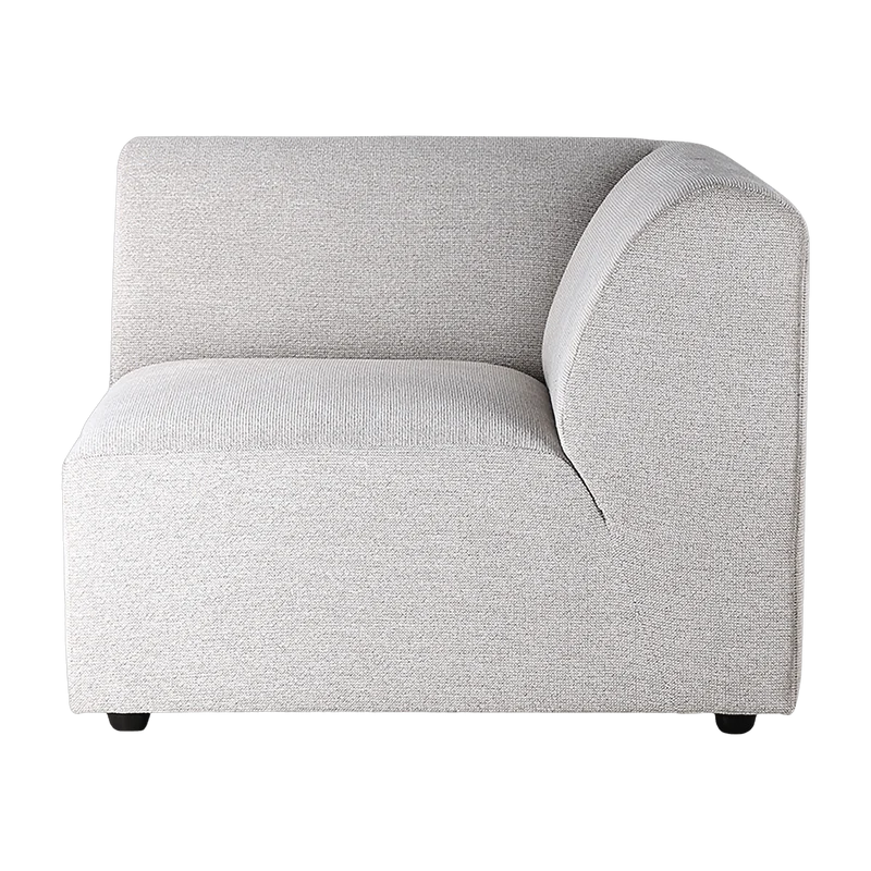 Module d'angle droit sneak gris clair Jax - Hkliving