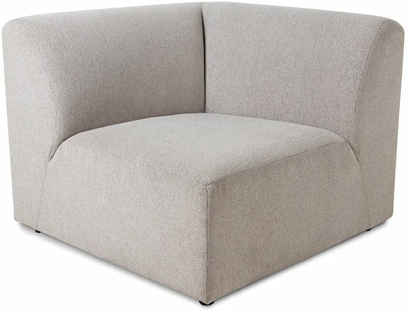 Module d'angle droit sneak gris clair Jax - Hkliving